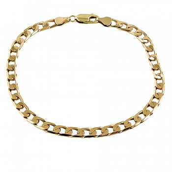 9ct gold 6.8g 8 inch curb Bracelet